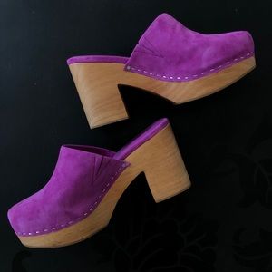 Charlotte Stone Suede Marlo Clog